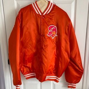 Orange Tampa Bay Bucs Varsity Bomber Jacket